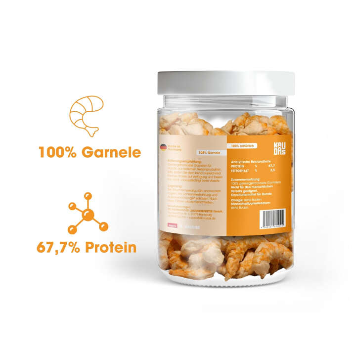 KAUDAS Hundeleckerli GarnelePur Natursnack